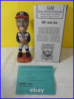 Satchel Paige SAM Bobblehead MINT NIB withCOA RARE