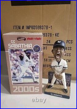 Sealed Full Case (24) 2010 Sga CC Sabathia Bobbleheads Free Shipping