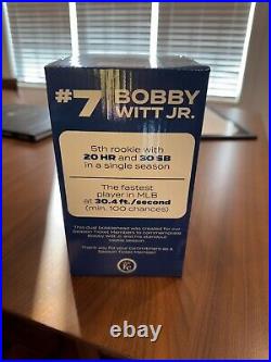 Season Ticket Member Exclusive Bobby Witt Jr. Dual Bobblehead KC Royals BNIB