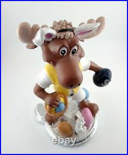 Seattle Mariners Happy Easter Moose Mascot Bobble of the Month LE #144/150 MLB