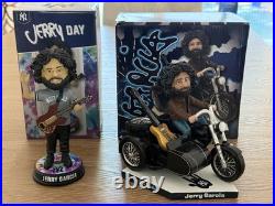Set Of 2 Jerry Garcia New York Yankees Bobble heads New In Box. Ready To Ship