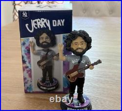 Set Of 2 Jerry Garcia New York Yankees Bobble heads New In Box. Ready To Ship
