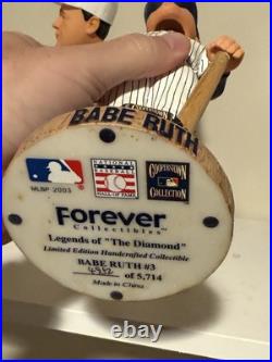 Set Of 4 Cooperstown Collection Babe Ruth Bobbleheads