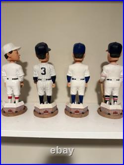 Set Of 4 Cooperstown Collection Babe Ruth Bobbleheads