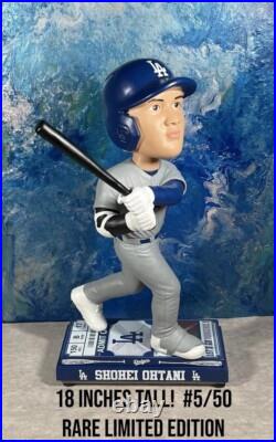 Shohei Ohtani Bobblehead- 50 Home Runs/50 Stolen Bases 18-inch Big Ticket. #/50