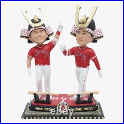 Shohei Ohtani Mike Trout Los Angeles Angels Dual Home Run Celebration Bobblehead