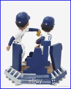 Shohei Ohtani Roki Sasaki 8 Inch Bobblehead LA DODGERS NIB FOCO Limited Edit