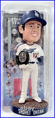 Shohei Ohtani Silver Bat Slugger La Dodgers Mvp Sga Bobblehead 4/2/25 Rare