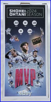 Shohei Ohtani Silver Bat Slugger La Dodgers Mvp Sga Bobblehead 4/2/25 Rare