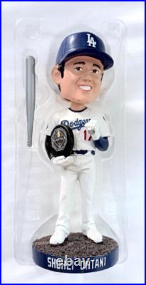 Shohei Ohtani Silver Bat Slugger La Dodgers Mvp Sga Bobblehead 4/2/25 Rare