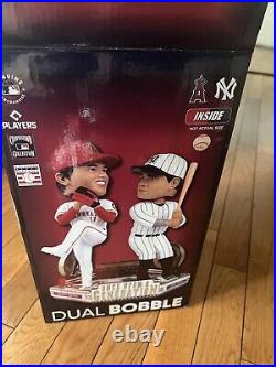 Shohei Ohtani and Babe Ruth LA Angels and NY Yankees Dual Bobblehead