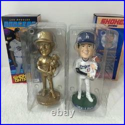 Shohei Otani & decoy Ohtani & Dekopin Bobblehead Gold and normal set From Japan