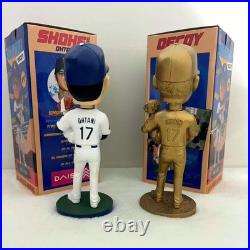 Shohei Otani & decoy Ohtani & Dekopin Bobblehead Gold and normal set From Japan
