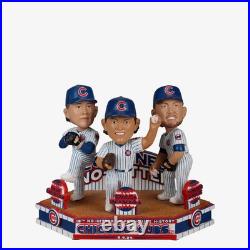 Shota Imanaga Pearson Hodge Chicago Cubs No-Hitter Mini Bobblehead Scene MLB