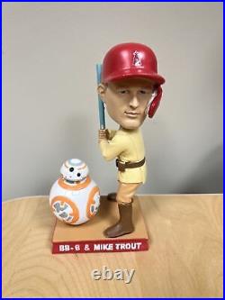 Signed Mike Trout Star Wars BB-8 Bobblehead