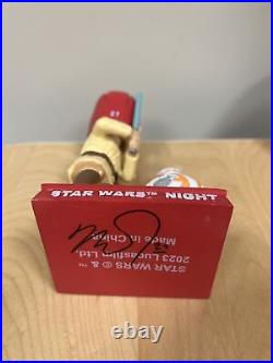 Signed Mike Trout Star Wars BB-8 Bobblehead