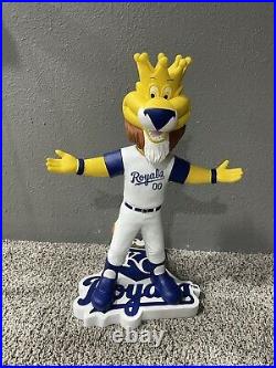 Sluggerrr Kansas City Royals Mascot Bobblehead 18 Inches Tall. Slugger Sluggerr