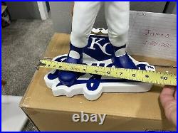 Sluggerrr Kansas City Royals Mascot Bobblehead 18 Inches Tall. Slugger Sluggerr