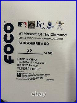 Sluggerrr Kansas City Royals Mascot Bobblehead 18 Inches Tall. Slugger Sluggerr