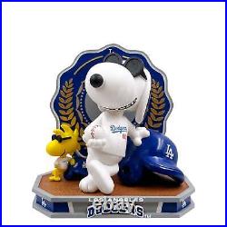 Snoopy & Woodstock Los Angeles Dodgers Peanuts Joe Cool Dual Bobblehead