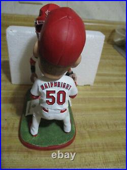 St Louis Cardinals Adam Wainwright Yadier Molina Final Out 2006 Bobble Heads