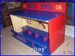 St. Louis Cardinals Bobble heads display case WS 2006 shipped dis-assembled