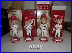 St. Louis Cardinals Bobblehead Mystery Managers (set Of 4) Nib 2017