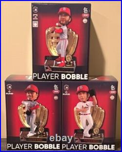 St Louis Cardinals Gold Glove Bobblehead Set FOCO /100 Ozzie Smith Wong O'Neill