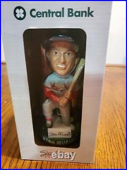 Stan Musial Lot Signed Baseball/bobblehead/tribute Baseball Stm Certified