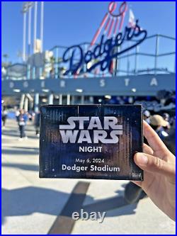 Star Wars Night Millennium Falcon Dodgers Stadium Bobble Bobblehead 2024 SGA