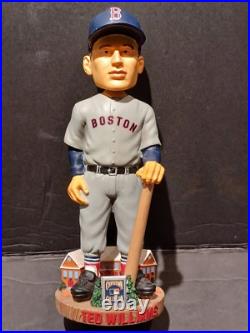 Ted Williams 2004 Cooperstown Collection Bobble Head Boston Red Sox Gray Uniform