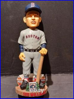 Ted Williams 2004 Cooperstown Collection Bobble Head Boston Red Sox Gray Uniform