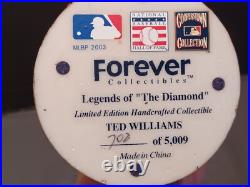 Ted Williams 2004 Cooperstown Collection Bobble Head Boston Red Sox Gray Uniform