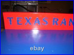 Texas Rangers Bobble Heads Display Case T logos shipped dis-assembled