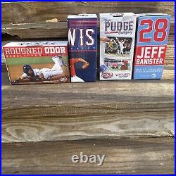 Texas Rangers Bobbleheads Ivan Rodriquez Roughed Odor Colby Lewis Jeff Banister