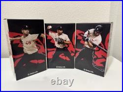 Texas Rangers City Connect Edition Bobblehead Complete Set SEMIEN IS SIGNED