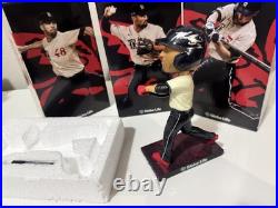 Texas Rangers City Connect Edition Bobblehead Complete Set SEMIEN IS SIGNED