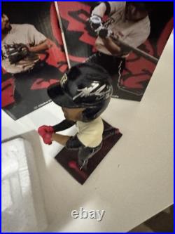 Texas Rangers City Connect Edition Bobblehead Complete Set SEMIEN IS SIGNED