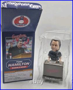 Tom Hamilton Bobblehead Cleveland Guardians New In Box 2024 TALKING With Voice
