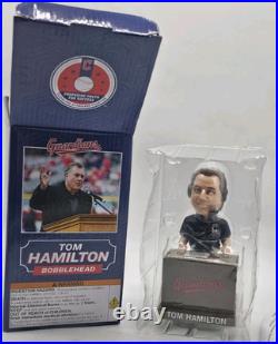 Tom Hamilton Bobblehead Cleveland Guardians New In Box 2024 TALKING With Voice