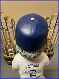 Tommy Lasorda 2 X 1981 1988 World Series Champion FOCO Bobblehead