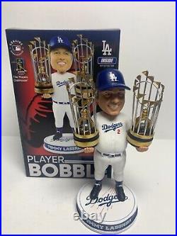 Tommy Lasorda 2x World Series Trophy FOCO Bobblehead Limited Edition Dodgers