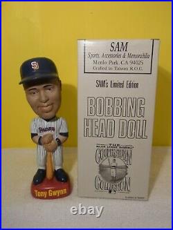 Tony Gwynn RARE white pinstripe SAM Bobblehead MINT NIB