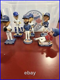 Toronto Blue Jays Bobbleheads Lot Of 6 With Boxes Romero Tulo Laurie Bautista