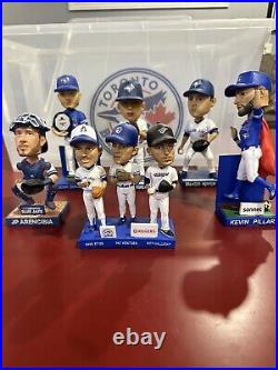 Toronto Blue Jays Bobbleheads Lot Of 6 with Boxes Donaldson Pillar Steib Halladay