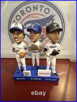 Toronto Blue Jays Bobbleheads Lot Of 6 with Boxes Donaldson Pillar Steib Halladay