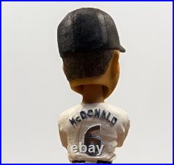 Toronto Blue Jays John McDonald Bobblehead Rare Defensive Pose Early 2000s
