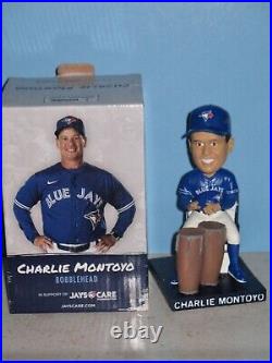 Toronto Blue Jays SIGNED CHARLIE MONTOYO BOBBLEHEAD New 2020 manager rare NIB