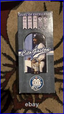 Toronto Bluejays Bobblehead Cito Gaston Level of Excellence
