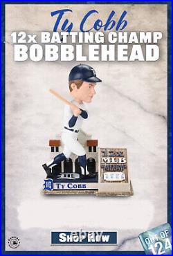 Ty Cobb Detroit Tigers 12X American League Batting Champion Bobblehead! Ltd Ed